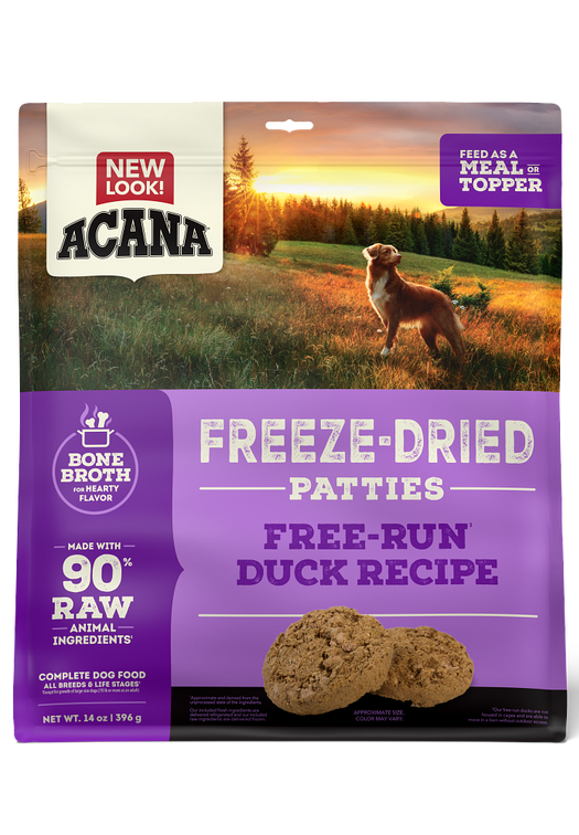 Freeze-Dried Patties, Free-Run Duck Recipe